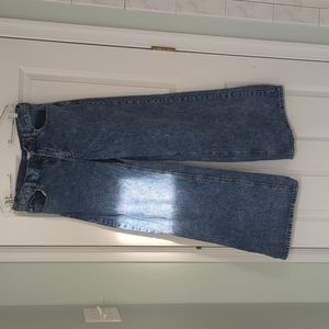 BDG Super Wide Leg Dark Wash Jeans
